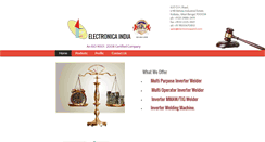 Desktop Screenshot of electronicaweld.com